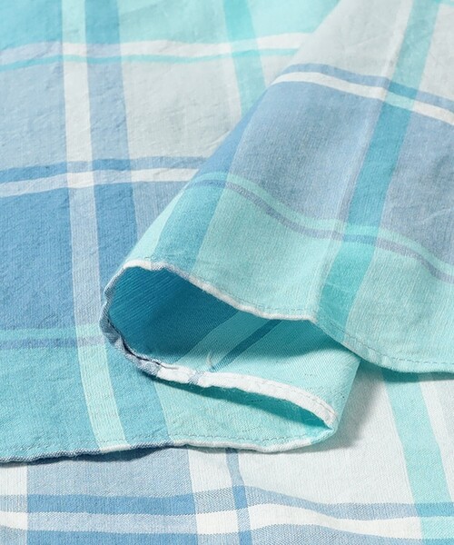 BEAMS PLUS(ビームスプラス)の「B.D. Pullover Classic-fit Madras(シャツ/ブラウス・メンズ・ブルー/グリーン/ブラウン・MEDIUM/LARGE/X-LARGE/SMALL)」の20枚目の写真