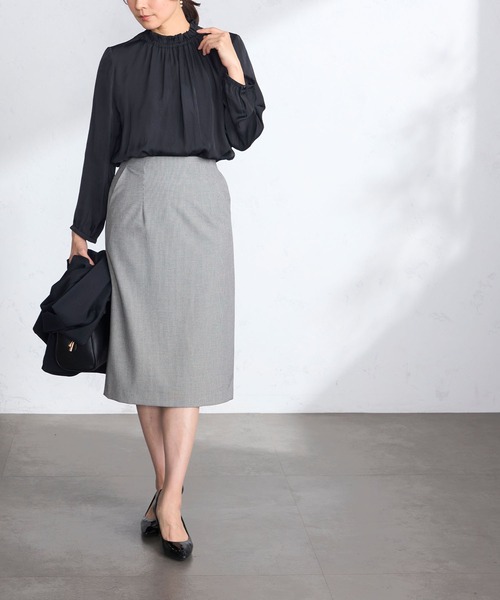 GALLORIA（ギャローリア）の「ナロースカート（スカート・レディース・グレー系その他/ブラック・S/M/LL/L）」の2枚目の写真