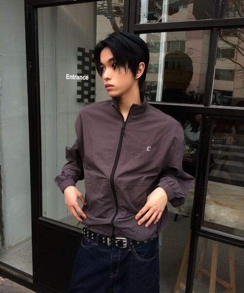 COVERNAT(カバーナット)の「ナイロン トラックジャケット チャコール(ナイロンジャケット・メンズ・その他・SMALL/MEDIUM/LARGE/X-LARGE/XX-LARGE/X-SMALL)」の6枚目の写真