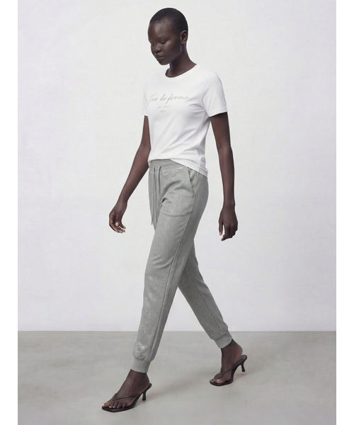 ACUD(アクド)の「Glitter Jogger Pants _Grey(スウェットパンツ・レディース・アッシュグレー・SMALL/MEDIUM)」の3枚目の写真