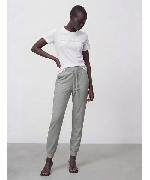 ACUD(アクド)の「Glitter Jogger Pants _Grey(スウェットパンツ・レディース・アッシュグレー・SMALL/MEDIUM)」の4枚目の写真