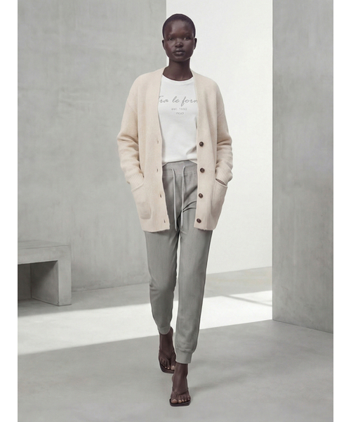 ACUD(アクド)の「Glitter Jogger Pants _Grey(スウェットパンツ・レディース・アッシュグレー・SMALL/MEDIUM)」の5枚目の写真