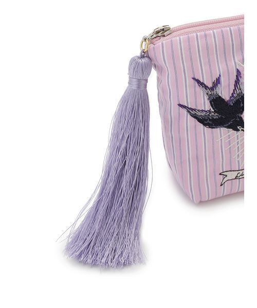 LILY BROWN(リリーブラウン)の「【LILY BROWN×KEITA MARUYAMA】刺繍タッセルポーチ(ポーチ・レディース・ネイビー/グリーン/ピンク・F)」の7枚目の写真