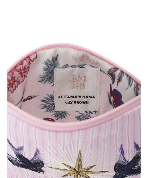LILY BROWN(リリーブラウン)の「【LILY BROWN×KEITA MARUYAMA】刺繍タッセルポーチ(ポーチ・レディース・ネイビー/グリーン/ピンク・F)」の8枚目の写真