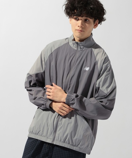 NEW BALANCE(ニューバランス)の「【New Balance(ニューバランス)】スポーツレガシージャケット(ナイロンジャケット・メンズ・ネイビー/グレー・LARGE)」の12枚目の写真