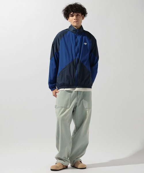 NEW BALANCE(ニューバランス)の「【New Balance(ニューバランス)】スポーツレガシージャケット(ナイロンジャケット・メンズ・ネイビー/グレー・LARGE)」の13枚目の写真