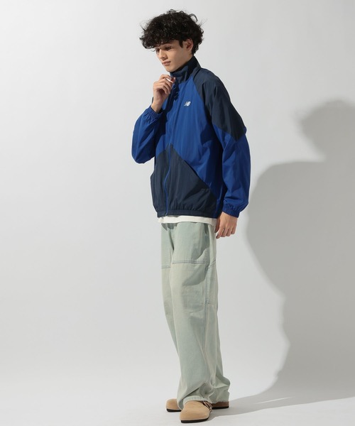 NEW BALANCE(ニューバランス)の「【New Balance(ニューバランス)】スポーツレガシージャケット(ナイロンジャケット・メンズ・ネイビー/グレー・LARGE)」の14枚目の写真