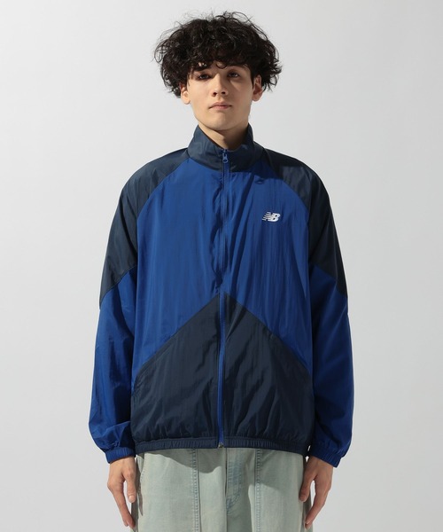 NEW BALANCE(ニューバランス)の「【New Balance(ニューバランス)】スポーツレガシージャケット(ナイロンジャケット・メンズ・ネイビー/グレー・LARGE)」の16枚目の写真