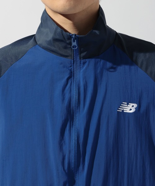NEW BALANCE(ニューバランス)の「【New Balance(ニューバランス)】スポーツレガシージャケット(ナイロンジャケット・メンズ・ネイビー/グレー・LARGE)」の4枚目の写真