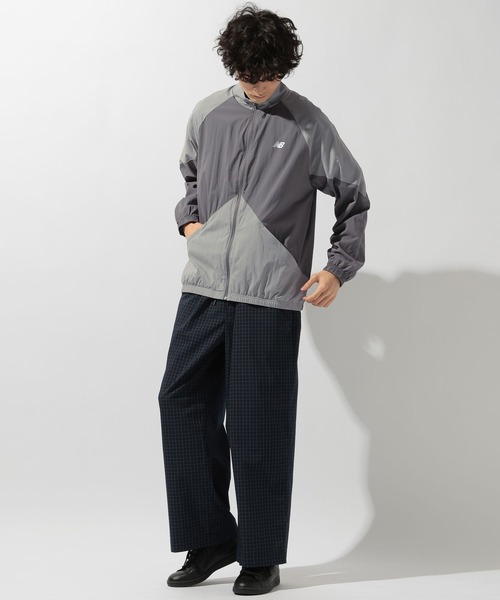 NEW BALANCE(ニューバランス)の「【New Balance(ニューバランス)】スポーツレガシージャケット(ナイロンジャケット・メンズ・ネイビー/グレー・LARGE)」の11枚目の写真