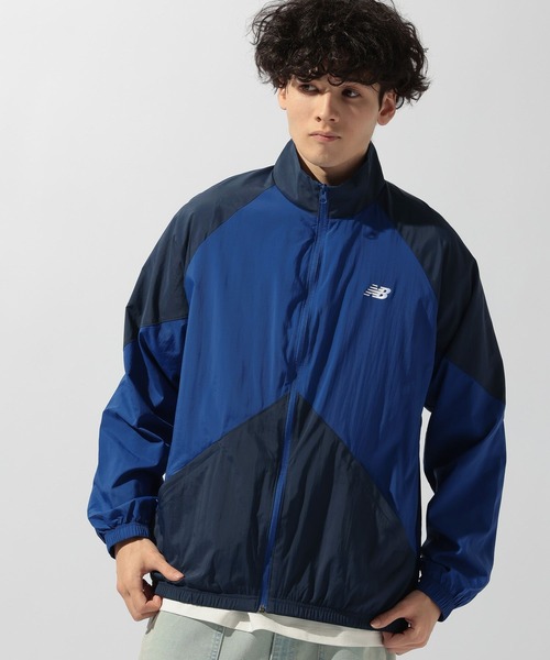 NEW BALANCE(ニューバランス)の「【New Balance(ニューバランス)】スポーツレガシージャケット(ナイロンジャケット・メンズ・ネイビー/グレー・LARGE)」の15枚目の写真