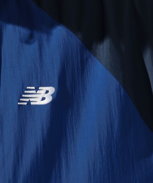 NEW BALANCE(ニューバランス)の「【New Balance(ニューバランス)】スポーツレガシージャケット(ナイロンジャケット・メンズ・ネイビー/グレー・LARGE)」の9枚目の写真