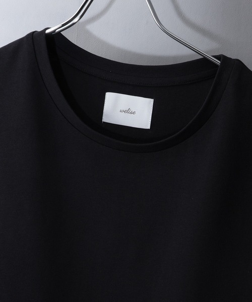 welise（ウェライズ）の「【welise/ウェライズ】シルケットライクスムースコットン ノースリーブTシャツ/接触冷感 UVカット（Tシャツ/カットソー・メンズ・ブラック系その他/ブラック/ライトグレー/ホワイト/ダークブルー・M/S/L）」の12枚目の写真