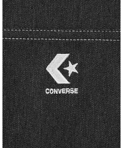CONVERSE(コンバース)の「SYNTHETIC DENIM SHIRT M / シンセティックデニムシャツM(シャツ/ブラウス・メンズ・ブラック・XL/L/M)」の3枚目の写真