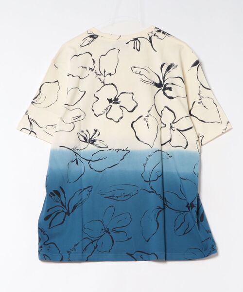 Desigual（デシグアル）の「フローラル グラデーション プリント Tシャツ（Tシャツ/カットソー・メンズ・ホワイト・M/S/L/XL）」の6枚目の写真