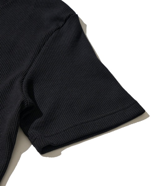 TETE HOMME（テットオム）の「展開店舗限定 サーマル VネックショートスリーブTシャツ（Tシャツ/カットソー・メンズ・グレー/ホワイト/ブラック/ネイビー・X-LARGE/LARGE/MEDIUM）」の18枚目の写真