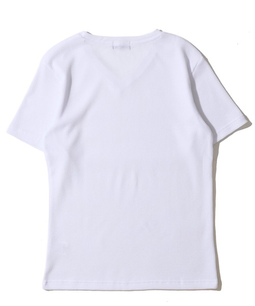 TETE HOMME（テットオム）の「展開店舗限定 サーマル VネックショートスリーブTシャツ（Tシャツ/カットソー・メンズ・グレー/ホワイト/ブラック/ネイビー・X-LARGE/LARGE/MEDIUM）」の10枚目の写真