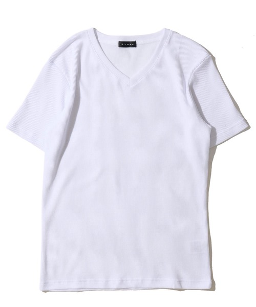 TETE HOMME（テットオム）の「展開店舗限定 サーマル VネックショートスリーブTシャツ（Tシャツ/カットソー・メンズ・グレー/ホワイト/ブラック/ネイビー・X-LARGE/LARGE/MEDIUM）」の9枚目の写真
