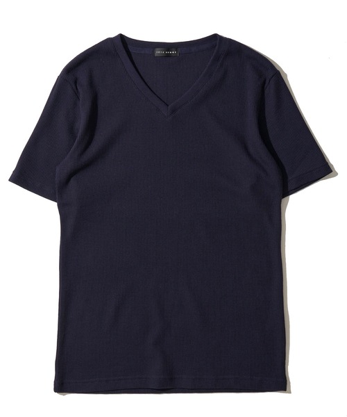 TETE HOMME（テットオム）の「展開店舗限定 サーマル VネックショートスリーブTシャツ（Tシャツ/カットソー・メンズ・グレー/ホワイト/ブラック/ネイビー・X-LARGE/LARGE/MEDIUM）」の15枚目の写真