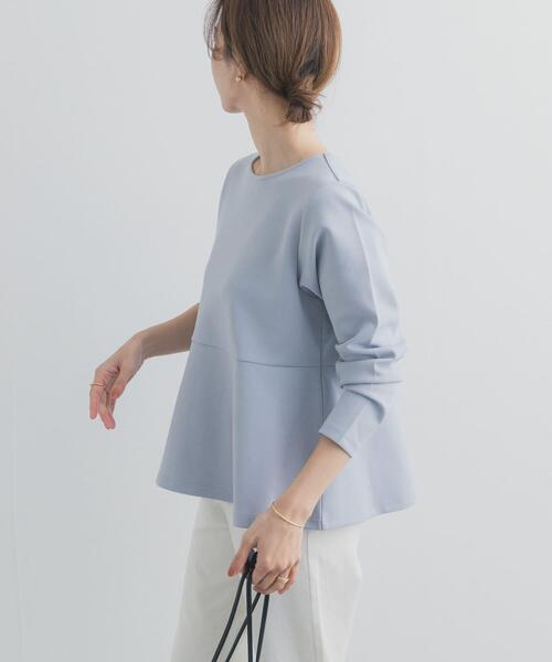 URBAN RESEARCH DOORS（アーバンリサーチドアーズ）の「ポンチペプラムプルオーバー（Tシャツ/カットソー・レディース・オフホワイト/ネイビー/ブルー系その他・FREE）」の22枚目の写真