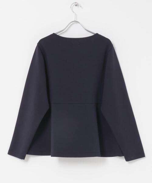 URBAN RESEARCH DOORS（アーバンリサーチドアーズ）の「ポンチペプラムプルオーバー（Tシャツ/カットソー・レディース・オフホワイト/ネイビー/ブルー系その他・FREE）」の13枚目の写真