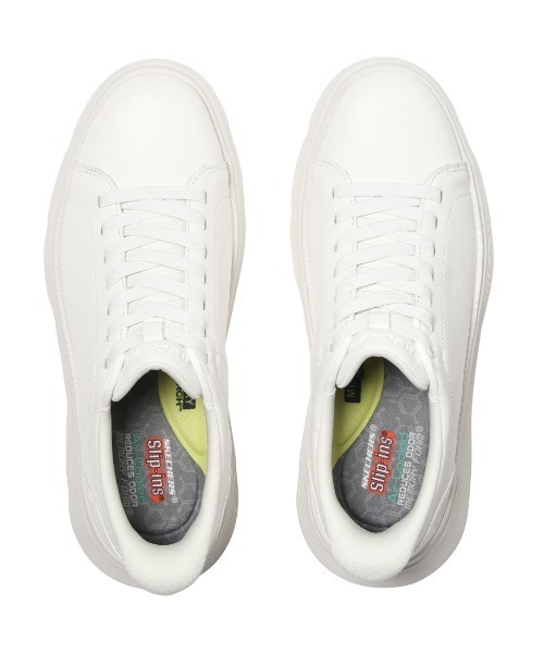 SKECHERS(スケッチャーズ)の「スケッチャーズ GARZA - ENTICER(スニーカー・メンズ・ホワイト・25.0cm/25.5cm/26.0cm/26.5cm/27.0cm/27.5cm/28.0cm)」の4枚目の写真