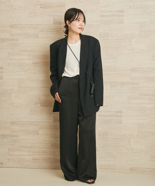 plage（プラージュ）の「《追加》mannish ジャケット（テーラードジャケット・レディース・ブラック・36）」の3枚目の写真