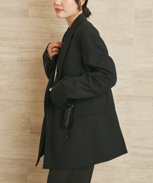 plage（プラージュ）の「《追加》mannish ジャケット（テーラードジャケット・レディース・ブラック・36）」の7枚目の写真