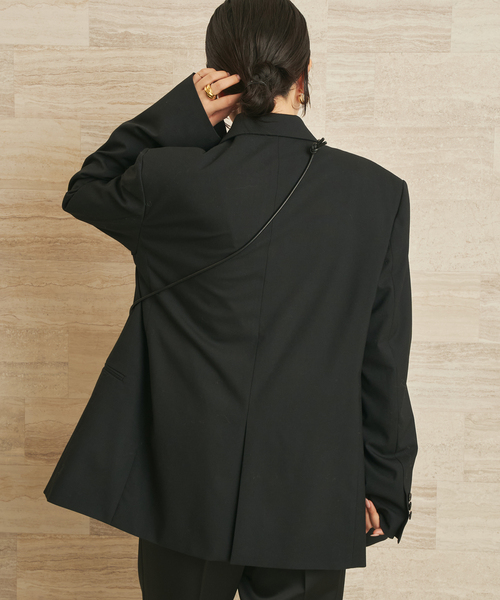 plage（プラージュ）の「《追加》mannish ジャケット（テーラードジャケット・レディース・ブラック・36）」の8枚目の写真