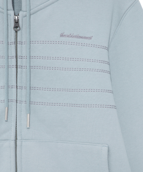 THECOLDESTMOMENT(ザコールデストモーメント)の「TCM note hooded zip-up (mint)(パーカー・レディース・その他・SMALL/MEDIUM/LARGE)」の4枚目の写真