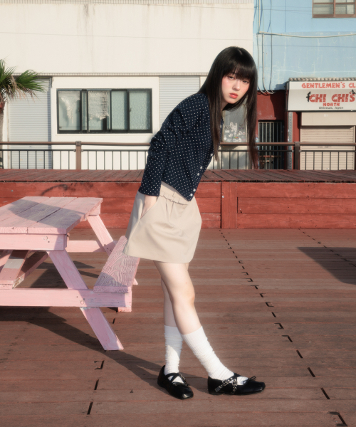 ROSEFRANTZ（ロゼフランツ）の「Dot Button Point Cardigan [Navy]（カーディガン/ボレロ・レディース・ネイビー・OS）」の10枚目の写真
