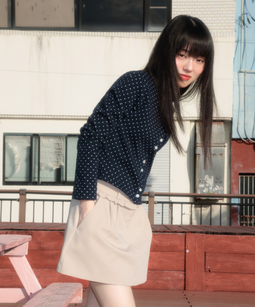 ROSEFRANTZ（ロゼフランツ）の「Dot Button Point Cardigan [Navy]（カーディガン/ボレロ・レディース・ネイビー・OS）」の12枚目の写真