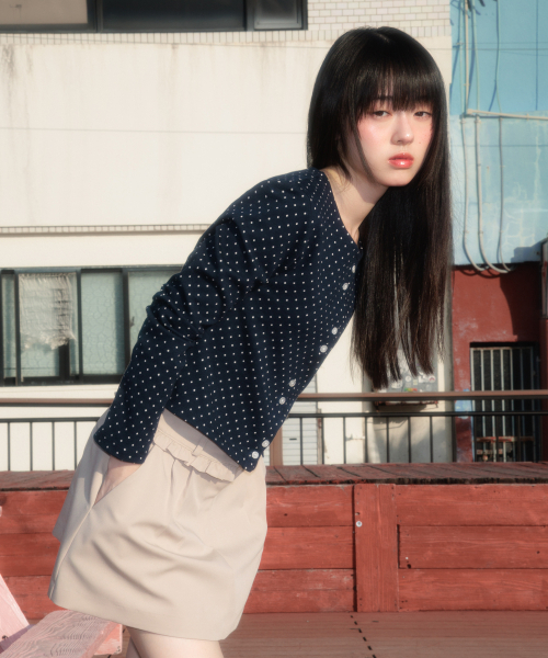 ROSEFRANTZ（ロゼフランツ）の「Dot Button Point Cardigan [Navy]（カーディガン/ボレロ・レディース・ネイビー・OS）」の13枚目の写真