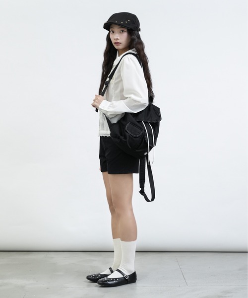 FCMM(エフシーエムエム)の「【日本限定】MINI BACKPACK / ミニバックパック(バックパック/リュック・レディース・ライトブルー/ライトグレー/ブラック・FREE)」の7枚目の写真