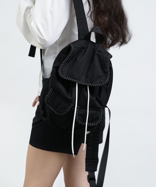 FCMM(エフシーエムエム)の「【日本限定】MINI BACKPACK / ミニバックパック(バックパック/リュック・レディース・ライトブルー/ライトグレー/ブラック・FREE)」の9枚目の写真