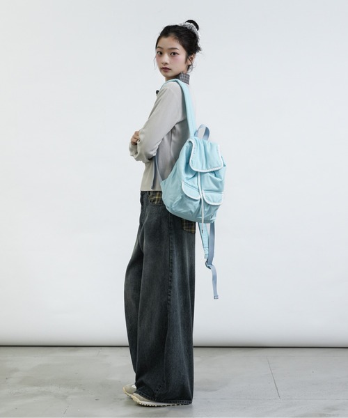 FCMM(エフシーエムエム)の「【日本限定】MINI BACKPACK / ミニバックパック(バックパック/リュック・レディース・ライトブルー/ライトグレー/ブラック・FREE)」の10枚目の写真