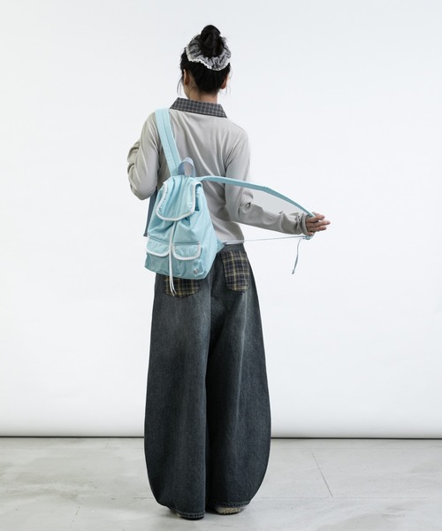 FCMM(エフシーエムエム)の「【日本限定】MINI BACKPACK / ミニバックパック(バックパック/リュック・レディース・ライトブルー/ライトグレー/ブラック・FREE)」の11枚目の写真