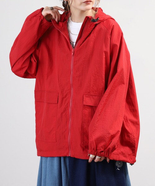 BARNDOOR(バーンドア)の「ナイロン裏プリント マウンテンパーカー 26SS(マウンテンパーカー・レディース・ブラック/ネイビー/レッド・FREE)」の20枚目の写真