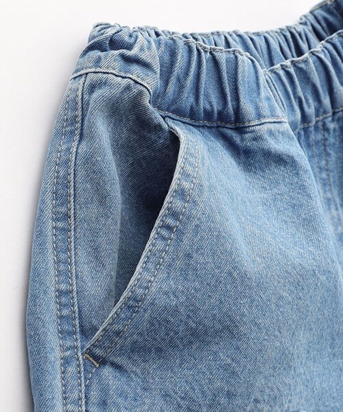 DRC branshes（ディーアールシーブランシェス）の「【WEB限定/DRC】ダブルニーデニムハーフパンツ（デニムパンツ・キッズ・ネイビー/ブラック/サックスブルー・120/110/140/100/130/150）」の10枚目の写真