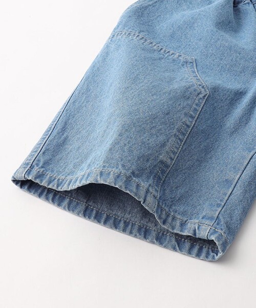 DRC branshes（ディーアールシーブランシェス）の「【WEB限定/DRC】ダブルニーデニムハーフパンツ（デニムパンツ・キッズ・ネイビー/ブラック/サックスブルー・120/110/140/100/130/150）」の12枚目の写真