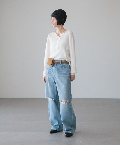 LOWRYS FARM（ローリーズファーム）の「ポーチツキ２ＷＡＹベルト 656106（ベルト・レディース・ブラック/キャメル・FREE）」の3枚目の写真