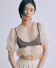 Gingham Check Bra Top