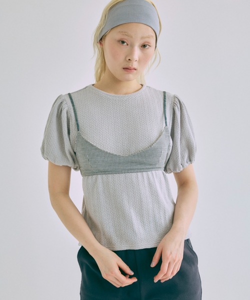 EN NEUME(エンノイム)の「Gingham Check Bra Top(その他トップス・レディース・ブラウン/ブラック/グレー・FREE)」の16枚目の写真