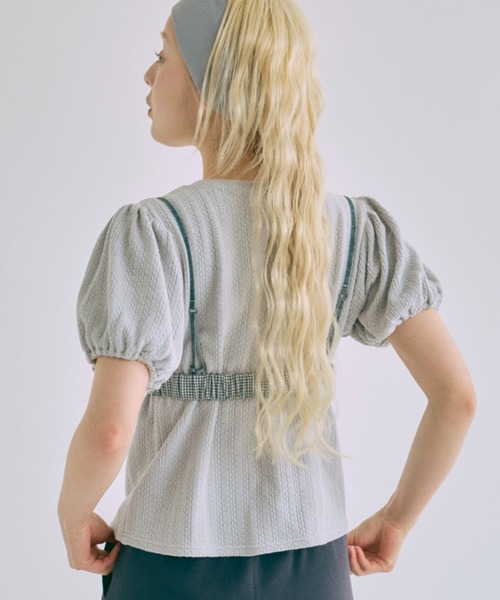 EN NEUME(エンノイム)の「Gingham Check Bra Top(その他トップス・レディース・ブラウン/ブラック/グレー・FREE)」の14枚目の写真