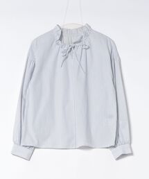 ketty（ケティ）の「ブロードストライプフリルネックブラス（シャツ/ブラウス）」