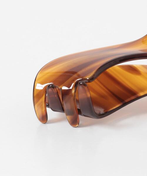 KBF（ケイビーエフ）の「ラウンドバンスクリップ（バレッタ/ヘアクリップ・レディース・グリーン/ブラウン・ONE）」の15枚目の写真