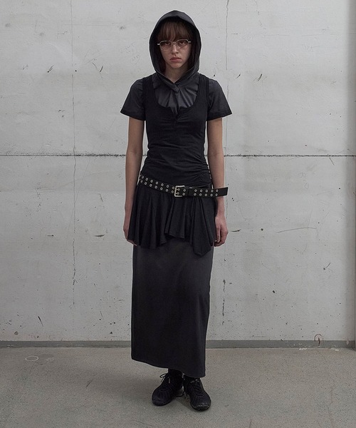 LCDC TM(エルシーディーシーティーエム)の「FRILL SLEEVELESS TOP(Tシャツ/カットソー・レディース・Black・S/M)」の3枚目の写真