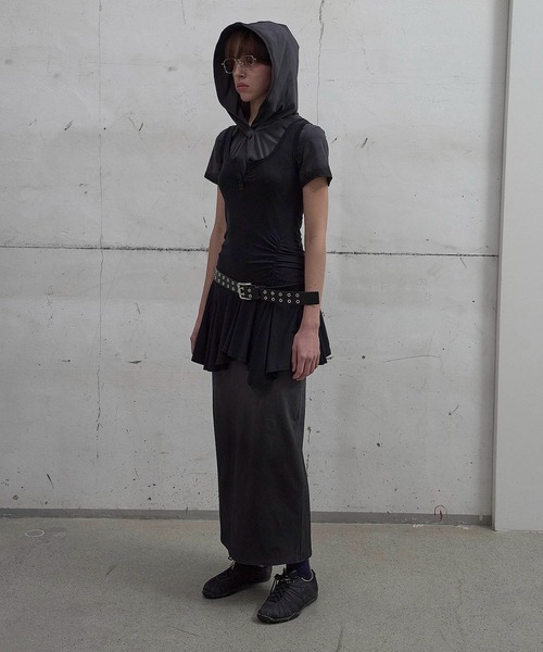 LCDC TM(エルシーディーシーティーエム)の「FRILL SLEEVELESS TOP(Tシャツ/カットソー・レディース・Black・S/M)」の4枚目の写真
