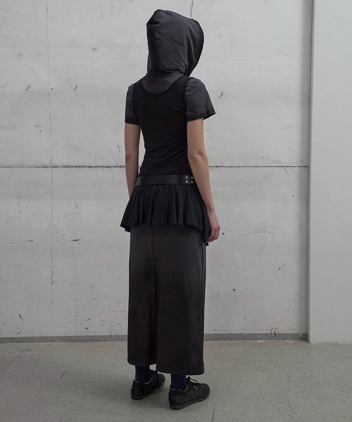 LCDC TM(エルシーディーシーティーエム)の「FRILL SLEEVELESS TOP(Tシャツ/カットソー・レディース・Black・S/M)」の5枚目の写真