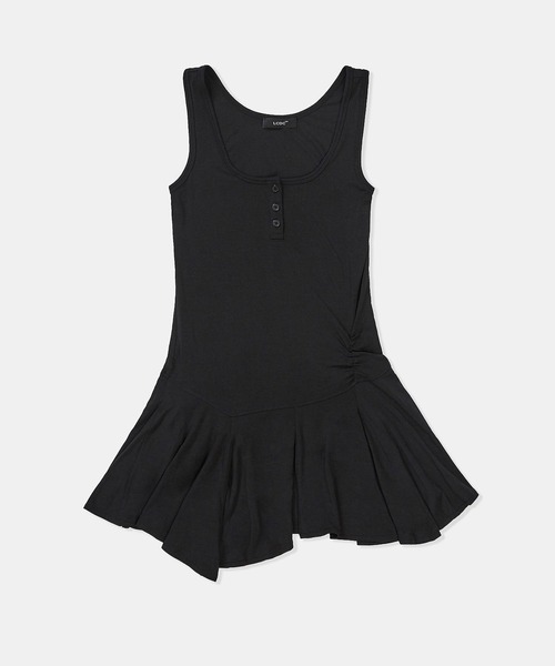 LCDC TM(エルシーディーシーティーエム)の「FRILL SLEEVELESS TOP(Tシャツ/カットソー・レディース・Black・S/M)」の8枚目の写真